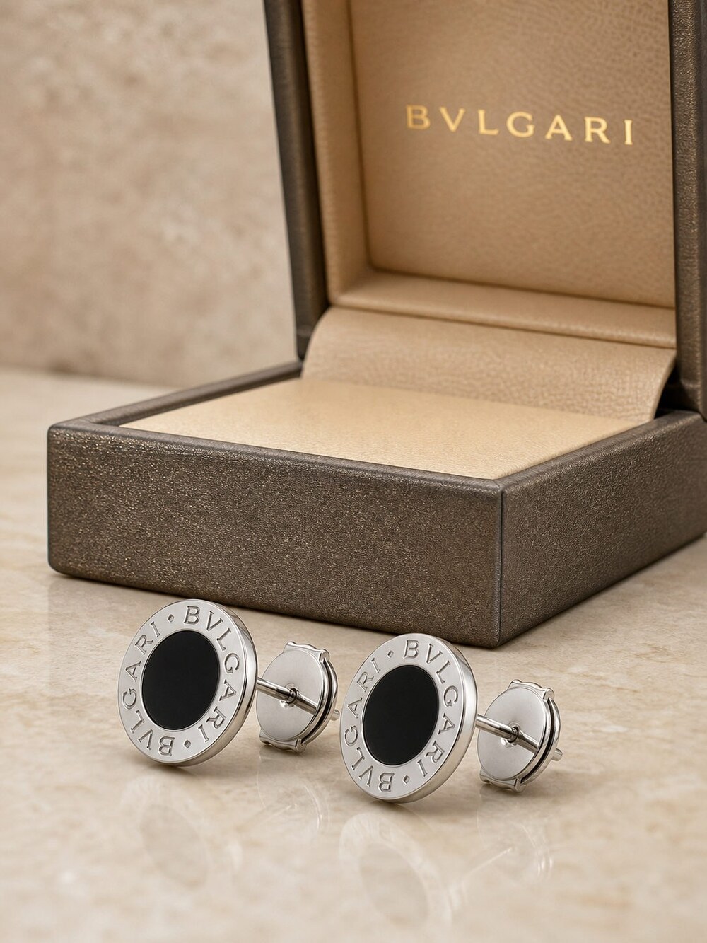Bulgari Refined Statement Earrings Style 2 | New with Box - Picture 5 of 9